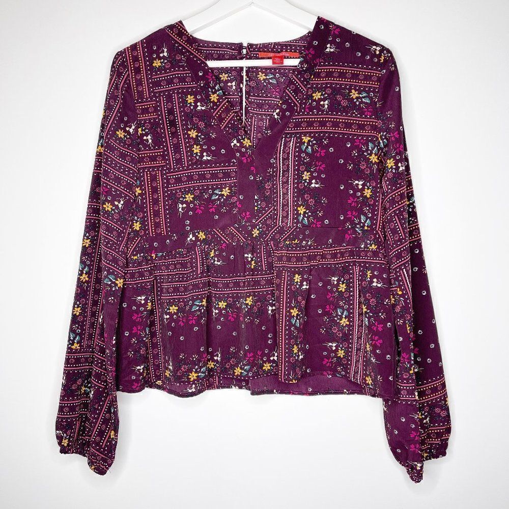 CHELSEA & VIOLET Floral Blouse 